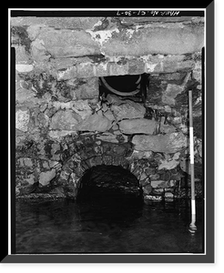 Patch Street Bridge, Spanning Kohanza Brook on Patch Street, Danbury, Fairfield County, CT - 7, Vintage Print