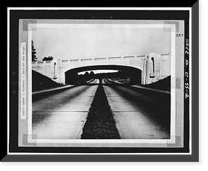 Merritt Parkway, Bridge No. 744, Spanning Merritt Parkway at Route 59, Fairfield, Fairfield County, CT - 12, Vintage Print
