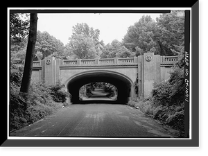 Merritt Parkway, Hillside Road Bridge, Spanning Hillside Road, Fairfield, Fairfield County, CT, Antique Wall Art