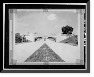 Merritt Parkway, Stanwich Road Bridge, Spanning Merritt Parkway at 7.47 mile mark, Greenwich, Fairfield County, CT - 3, Historic Reproduction