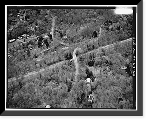 Merritt Parkway, Beginning in Greenwich & running 38 miles to Strat, Greenwich, Fairfield County, CT - 52, Historic Print
