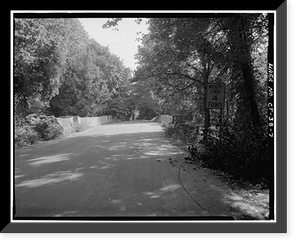Merritt Parkway, Lapham Avenue Bridge, Spanning Merritt Parkway at State Route 165, New Canaan, Fairfield County, CT - 7, Antique Poster