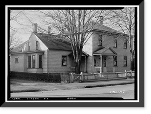 Taylor Sherman House, 89 Main Street, Norwalk, Fairfield County, CT, Antique Wall Art
