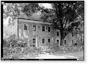 Vintage Building Photo - Stanwich vicinity, Connecticut - Stone House, F
