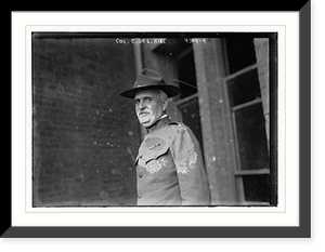 Historic Framed Print, Col. C. Del Hine,  17-7/8" x 21-7/8"