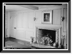 Lieutenant William King Place, North Main Street, Suffield, Hartford County, CT - 5 Classic, Antique Wall Art