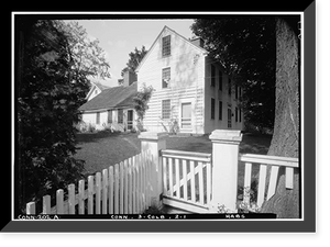 Captain Samuel Rockwell House, Colebrook, Litchfield County, CT Classic, Vintage Poster