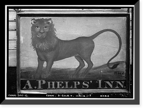 Captain Arah Phelphs Inn, Colebrook, Litchfield County, CT - 7, Vintage Print