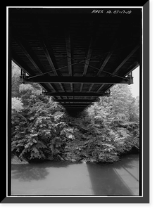 Lover's Leap Lenticular Bridge, Spanning Housatonic River on Pumpkin Hill Road, New Milford, Litchfield County, CT - 10, Antique Wall Art