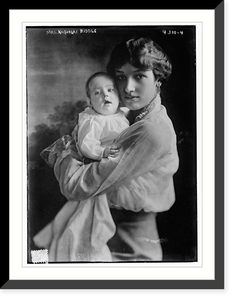 Black & White Photo - Mrs. Nicholas Biddle - Framed Wall Art Gift Idea