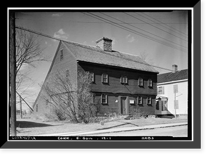 Hyland-Fiske-Wildman House, Boston Street, New Haven, New Haven County, CT, Antique Wall Art