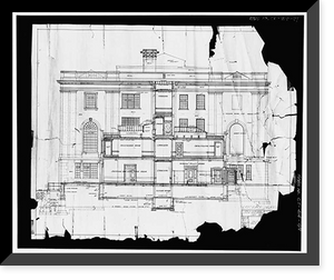 Ives Memorial Library, 133 Elm Street, New Haven, New Haven County, CT - 49, Antique Print