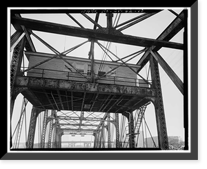 Chapel Street Swing Bridge, Spanning Mill River on Chapel Street, New Haven, New Haven County, CT - 10, Vintage Wall Art
