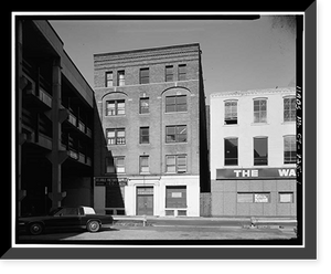 Historic Framed Print, 34-36 Spring Street (Commercial Building), Waterbury, New Haven County, CT,  17-7/8" x 21-7/8"