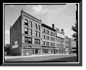 Pritchard Building, 207-211 Bank Street, Waterbury, New Haven County, CT, Historic Reproduction