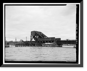 New York, New Haven & Hartford Railroad, Niantic Bridge, Spanning Niantic River between East Lyme & Waterfo, East Lyme, New London County, CT, Vintage Poster