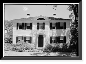 Hezekiah Perkins House, 185 Broadway, Norwich, New London County, CT, Vintage Poster