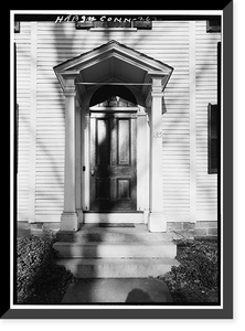 Hezekiah Perkins House, 185 Broadway, Norwich, New London County, CT - 4, Vintage Poster