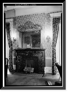 John Fox Slater House, 352 East Main Street, Norwich, New London County, CT - 7, Antique Wall Art
