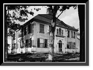 Captain John Benjamin Clark House, South Canterbury, Windham County, CT Classic, Vintage Wall Art
