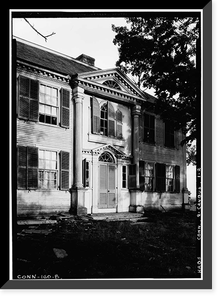 Captain John Benjamin Clark House, South Canterbury, Windham County, CT - 2, Antique Wall Art