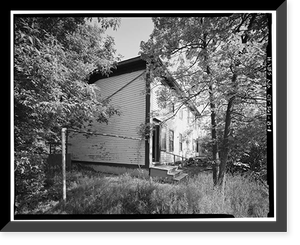 Putnam Manufacturing Company Workers' Houses, 313 Church Street (House), Putnam, Windham County, CT, Historic Print