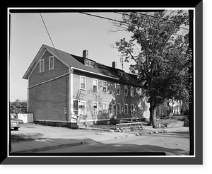Putnam Manufacturing Company Workers' Houses, 317 Church Street (House), Putnam, Windham County, CT, Antique Poster