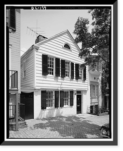 Edgar Patterson House, 1241 Thirtieth Street Northwest, Washington, District of Columbia, DC Classic, Antique Poster