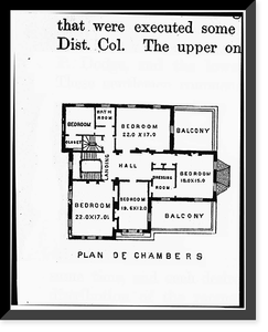 Robert P. Dodge House, 1534 Twenty-eighth Street Northwest, Washington, District of Columbia, DC - 8, Antique Wall Art