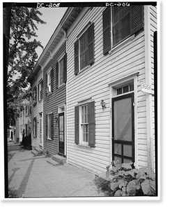 Vintage Building Photo - Harnedy Row Houses - Vintage Wall Art Gift