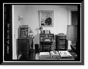 Historic Framed Print, Tudor Place, 1644 Thirty-first Street, Northwest, Washington, District of Columbia, DC - 42,  17-7/8" x 21-7/8"