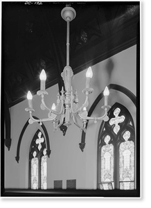Antique Architecture - Oak Hill Cemetery, Chapel - Vintage Wall Art Gift