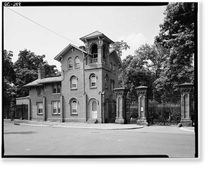 Vintage Building Photo - Oak Hill Cemetery, Gatehouse