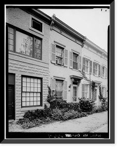 Wheatley Row House, 1018 Twenty-ninth Street Northwest, Washington, District of Columbia, DC, Antique Wall Art