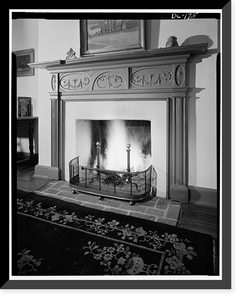 Historic Framed Print, Andrew Ross Tenant House II, 1210 Thirtieth Street Northwest, Washington, District of Columbia, DC - 4,  17-7/8" x 21-7/8"