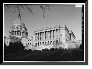 U.S. Capitol, Intersection of North, South, & East Capitol Stree, Washington, District of Columbia, DC - 12, Historic Print