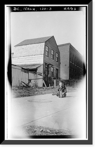 Historic Framed Print, Hamburgh House, 412 Twentieth Street Northwest, Washington, District of Columbia, DC - 3,  17-7/8" x 21-7/8"