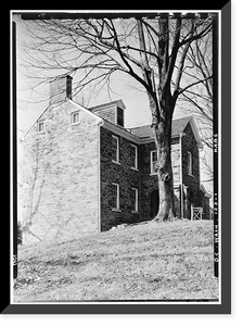 Historic Framed Print, Linnean Hill, 3545 Williamsburg Lane Northwest, Washington, District of Columbia, DC,  17-7/8" x 21-7/8"