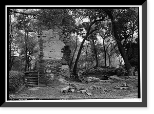 General John Mason House, Analostan Island or Theodore Roosevelt Island, Washington, District of Columbia, DC - 18 Classic, Antique Print