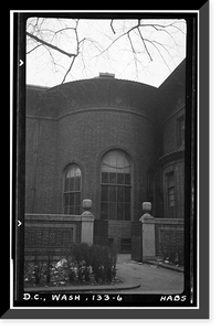Historic Framed Print, John R. McLean House, 1500 I Street Northwest, Washington, District of Columbia, DC - 6,  17-7/8" x 21-7/8"
