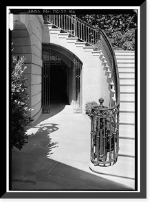 White House, 1600 Pennsylvania Avenue, Northwest, Washington, District of Columbia, DC - 105, Historic Print