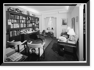 Historic Framed Print, White House, 1600 Pennsylvania Avenue, Northwest, Washington, District of Columbia, DC - 244,  17-7/8" x 21-7/8"