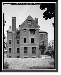 Lucius Tuckerman House, 1600 I Street Northwest, Washington, District of Columbia, DC - 4, Vintage Poster