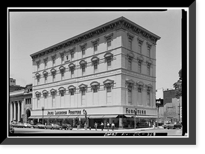 Historic Framed Print, Masonic Temple, F & Ninth Streets Northwest, Washington, District of Columbia, DC,  17-7/8" x 21-7/8" Historic Framed Print, Masonic Temple, F & Ninth Streets Northwest, Washington, District of Columbia, DC,  17-7/8" x 21-7/8"