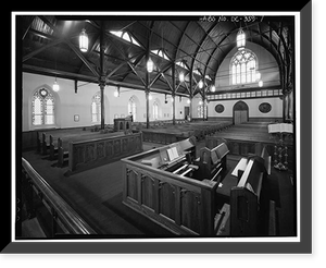 St. Luke's Episcopal Church, Fifteenth & Church Streets Northwest, Washington, District of Columbia, DC - 7, Historic Print