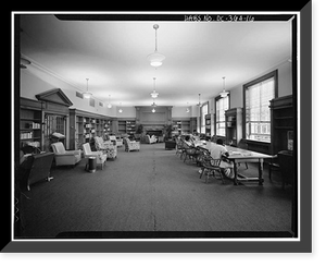 Howard University, Founders Library, 2400 Sixth Street Northwest, Washington, District of Columbia, DC - 16, Antique Print