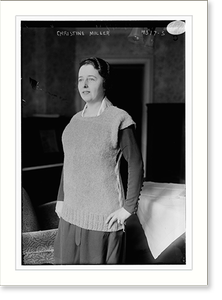 Vintage Photo Print - Christine Miller - Framed Wall Art Gift Idea