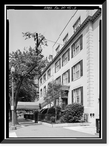Historic Framed Print, Blair House, 1651 Pennsylvania Avenue Northwest, Washington, District of Columbia, DC,  17-7/8" x 21-7/8"