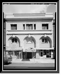 Historic Framed Print, 425-429 Eleventh Street (Commercial Building), Washington, District of Columbia, DC,  17-7/8" x 21-7/8"