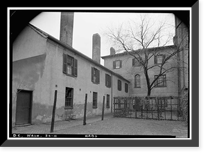Historic Framed Print, Decatur House, National Trust for Historic Preservation, 748 Jack, Washington, District of Columbia, DC - 3,  17-7/8" x 21-7/8"